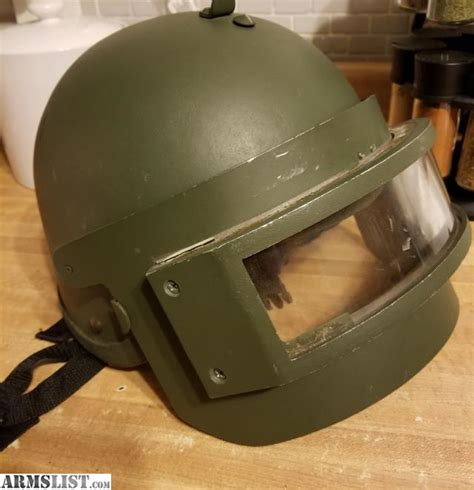 was used by CSN FSB Alpha and Vympel unit in "Nord-Ost" and "Beslan" and other anti-terrorist operation. . Real altyn helmet for sale